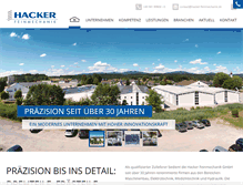 Tablet Screenshot of hacker-feinmechanik.de